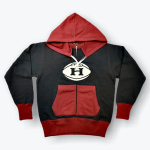 After Hood Front Zip Seat Parka